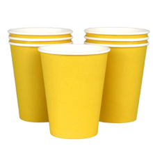 2021 wholesale coffee tea disposable paper cup with lid and straw supplier